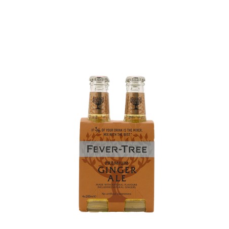 Fever Tree Ginger Ale pack de 4x200ml 