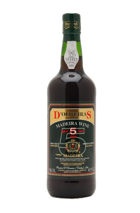 Madère d'Oliveiras 5 ans demi doux