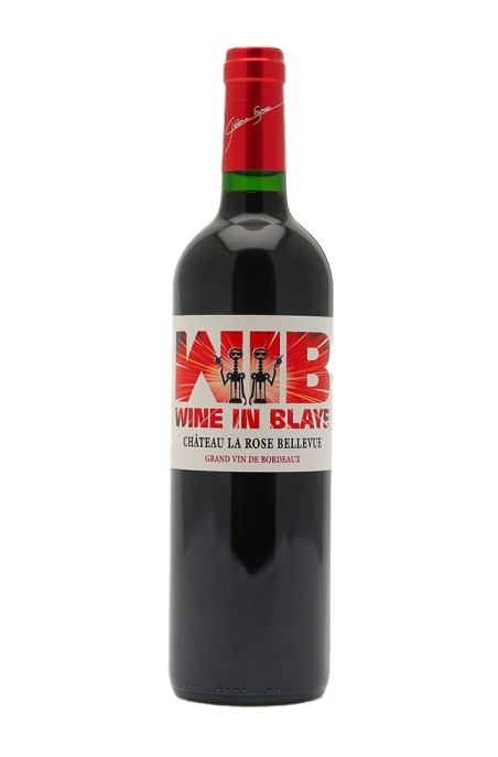 Ch. Rose Bellevue Blaye Wine In Black