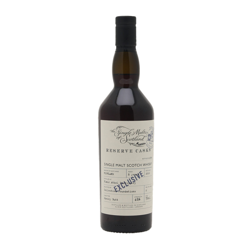 Blair Athol 8 ans 2016 sherry Exclusive Foudations Elixir